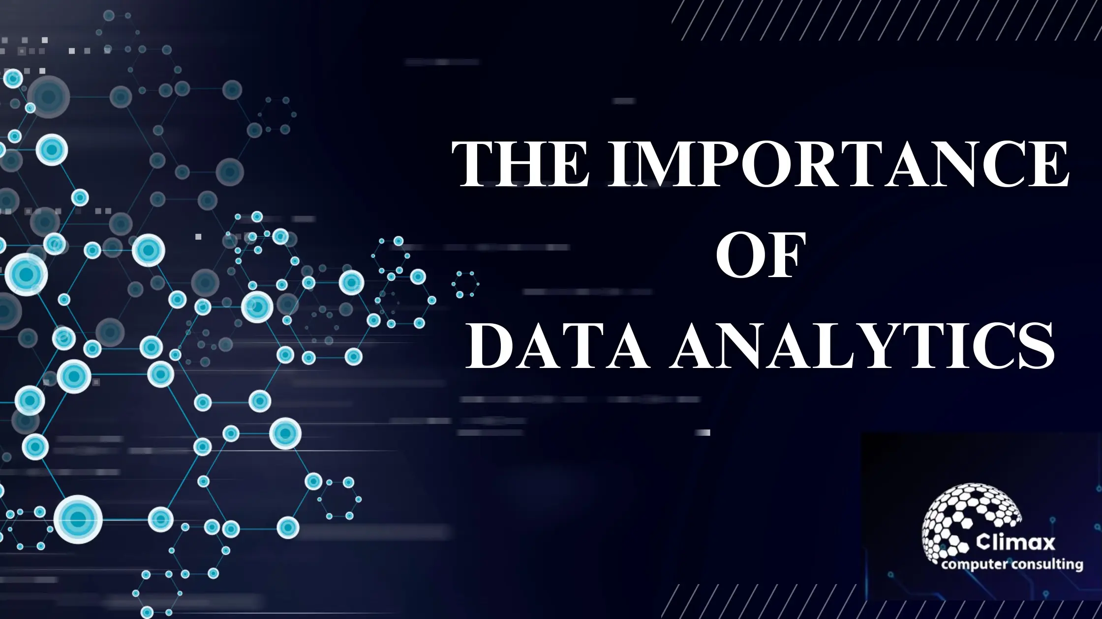 Data analytics is crucial for several reasons